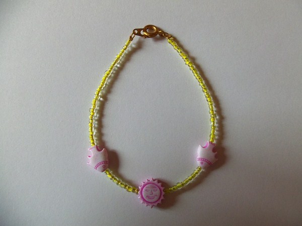 Bracelet Soleil jaune