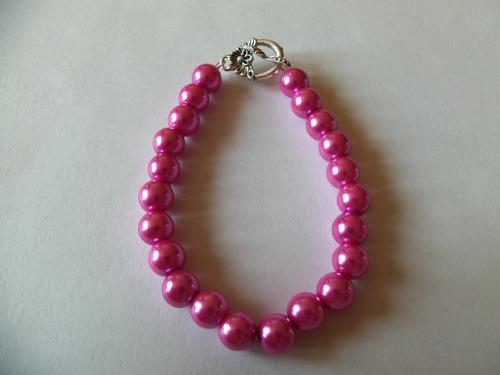 Bracelet de perles rose