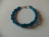 Bracelet tresse turquoise